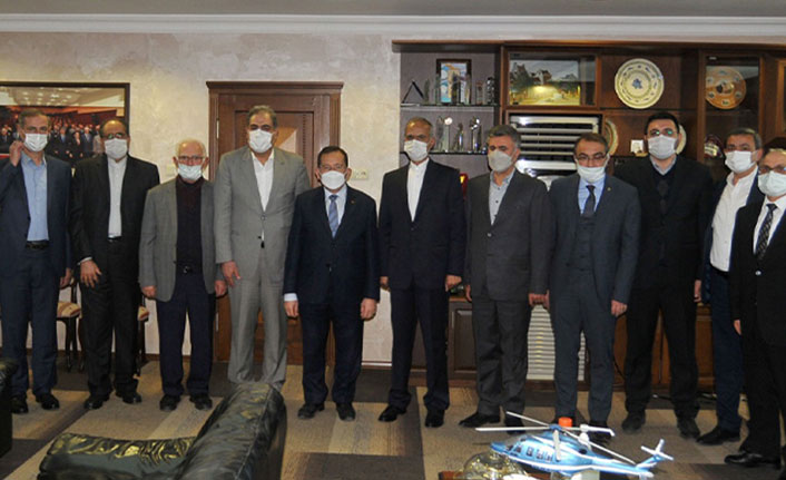 Trabzon'a gelen İran heyeti ile işbirliği imkanları görüşüldü