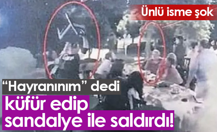 Mehmet Ali Erbil'e sandalye ile saldırı!