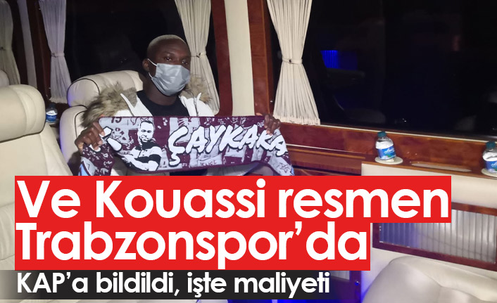 Trabzonspor KAP'a bildirdi! İşte Kouassi'nin maliyeti