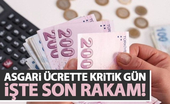 Asgari ücret için nefesler tutuldu! İşte son rakam