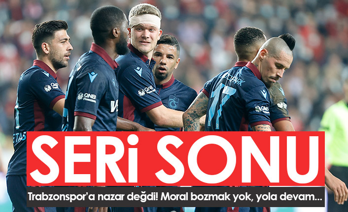 Trabzonspor Antalya'da seriyi bitirdi! Bu kez olmadı...