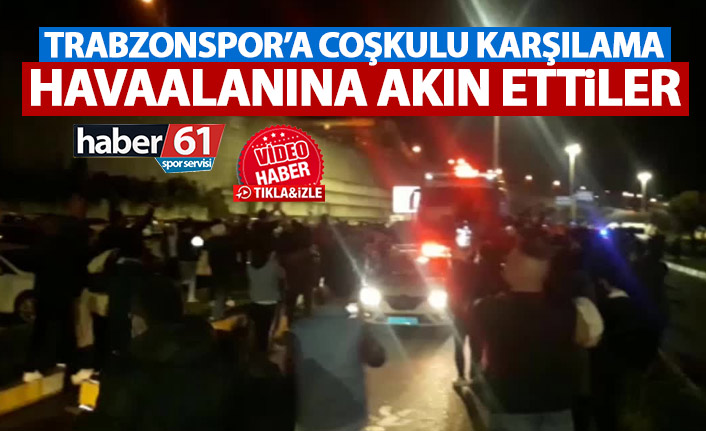 Trabzonspor Mağlüp döndü taraftar takımı bağrına basrı.