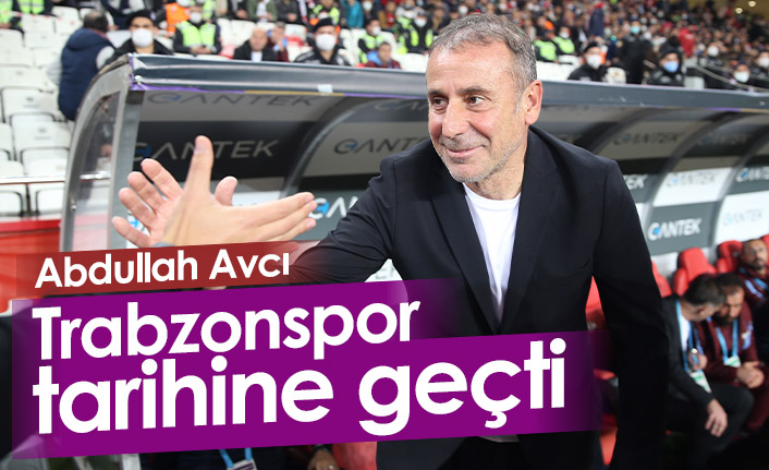 Avcı Trabzonspor tarihine geçti