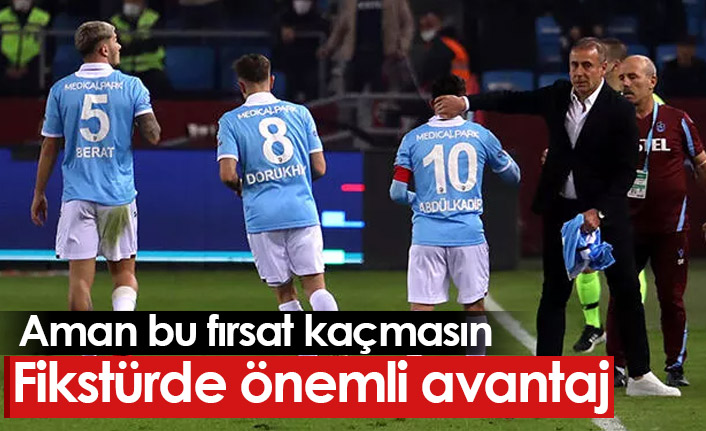 Trabzonspor için fikstürde iç saha avantajı