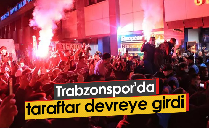 Trabzonspor'da taraftar devreye girdi