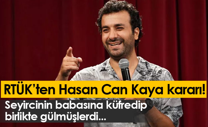 RTÜK'ten Hasan Can Kaya cezası