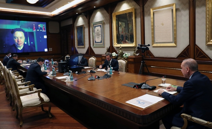 Cumhurbaşkanı Erdoğan Elon Musk ile görüştü