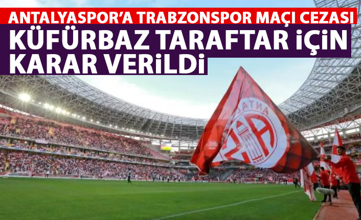 Trabzonspor'a hakaretin cezası kesildi! PFDK açıkladı