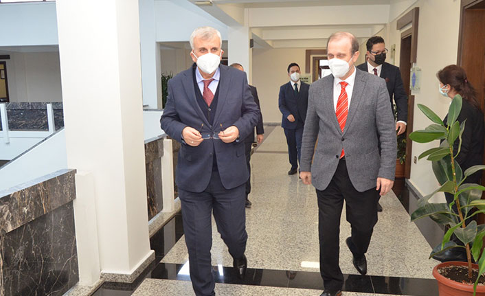 Rektör Erdöl'den Rektör Çuvalcı'ya ziyaret