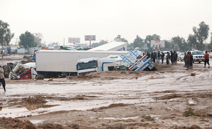 Irak'taki sel felaketinde 11 kişi hayatını kaybetti
