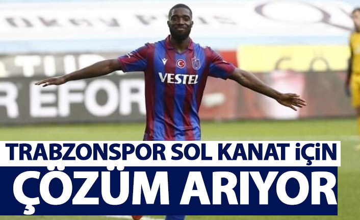 Trabzonspor'un sol kanadı için bir takım denemeler!
