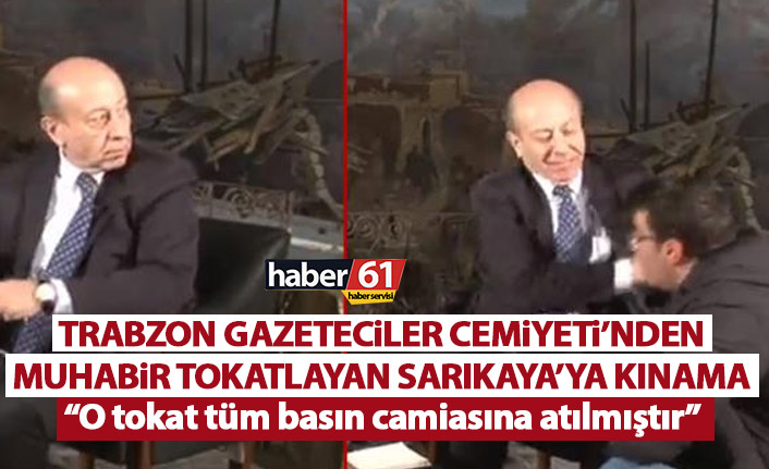 Trabzon Gazeteciler Cemiyeti'nden Sarıkaya'ya kınama