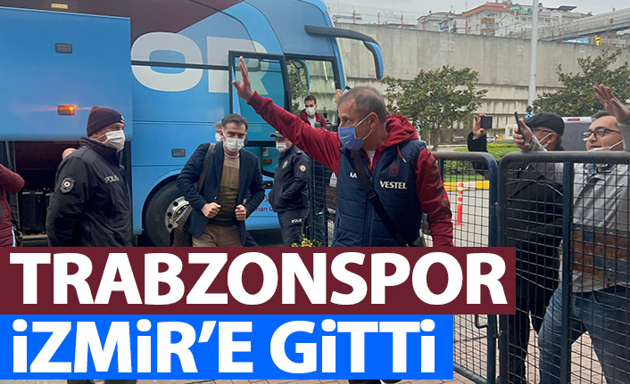 Trabzonspor, Altay Maçı İçin İzmir'e Uğurlandı