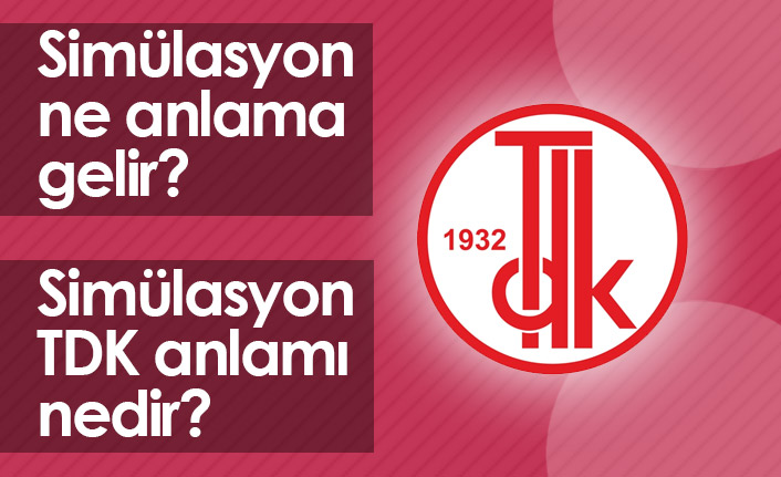 Simülasyon Ne Demektir? Simülasyon TDK Anlamı Nedir?