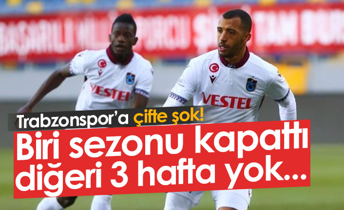 Trabzonspor'a sakatlık şoku! Edgar ve Hugo...