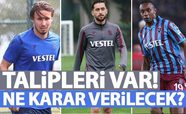 Trabzonsporlu 3 isme talip var!