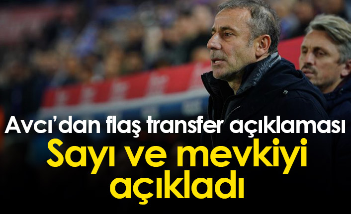 Avcı'dan flaş transfer açıklaması, sayı verdi!