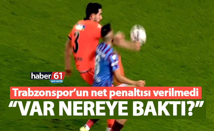 Trabzonspor’un net penaltısı verilmedi: VAR nereye baktı?