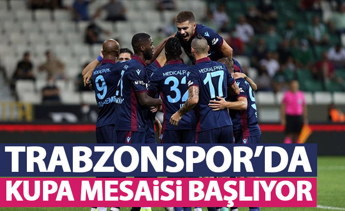Trabzonspor'da kupa mesaisi başlıyor