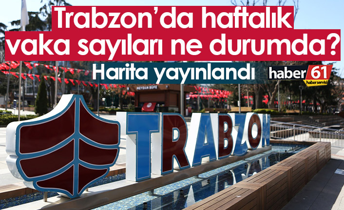 Trabzon'da koronavirüs vakalarında son durum ne? İşte haftalık vakalar...