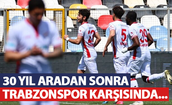 Trabzonspor ile Boluspor 30 yıl sonra karşılaşıyor