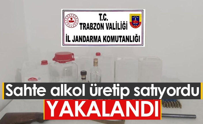 Trabzon'da 6 litre sahte alkol ele geçirildi