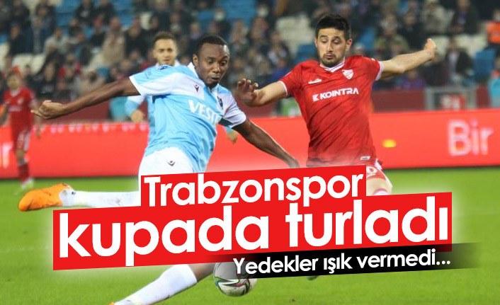 Trabzonspor Boluspor'u yendi kupada turladı