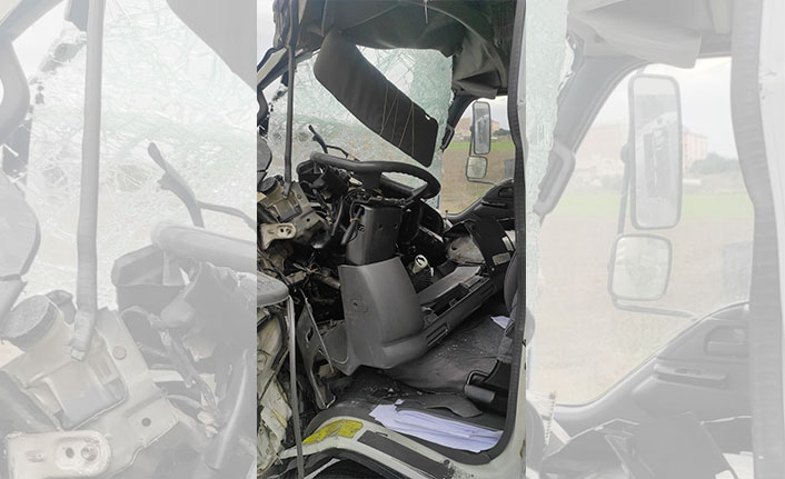 Freni boşalan kamyonet dehşet saçtı