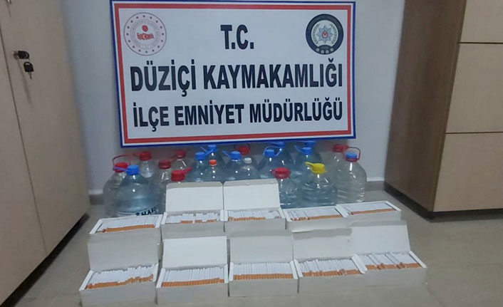 91 litre kaçak alkol ele geçirildi