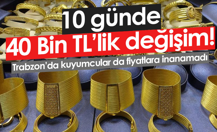 Altının düşüşü en çok Trabzon hasır bileziğini etkiledi