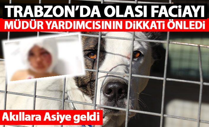 Trabzon'da olası faciayı müdür yardımcısının dikkati önledi