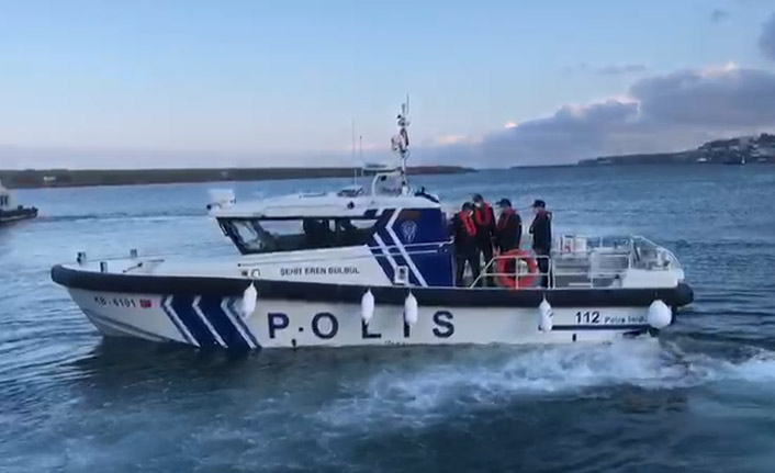 Trabzon'da Eren Bülbül Karakol botu denizle buluştu