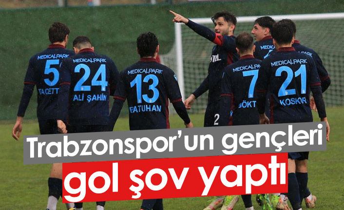 Trabzonsporlu gençler Gaziantep'i farklı geçti