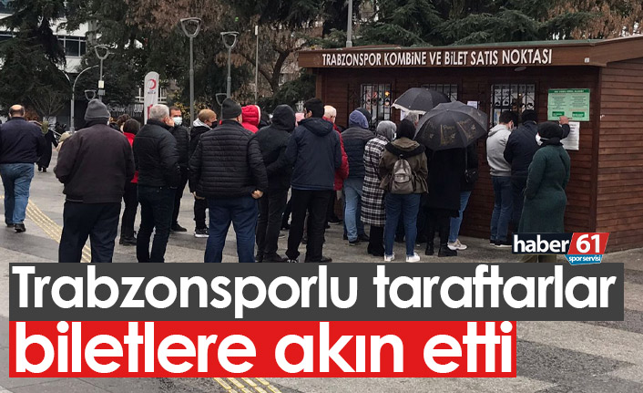 Trabzonspor taraftarından Yeni Malatya maçı biletlerine ilgi