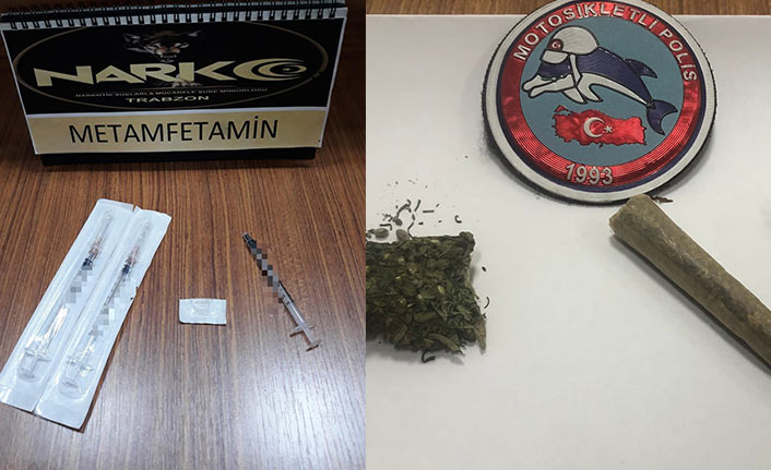 Trabzon’da iki ayrı noktada uyuşturucu operasyonu! 5 Ocak 2022