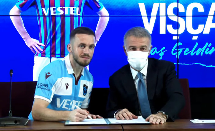 Trabzonspor Edin Visca ile imzaladı
