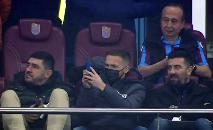 Edin Visca tribünde