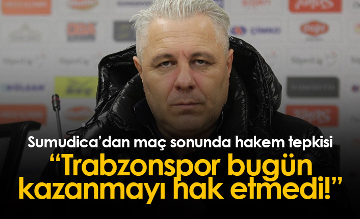 Sumudica'dan maç sonunda hakeme tepki