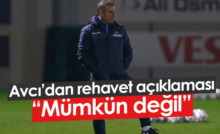 Avcı'dan rehavet açıklaması: Mümkün değil