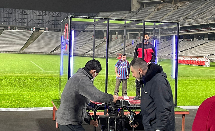 Köksal Baba Trabzonspor formasıyla klipte oynadı