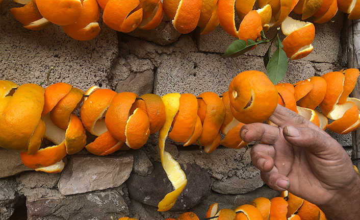 Limonun kabuğu kendinden değerli