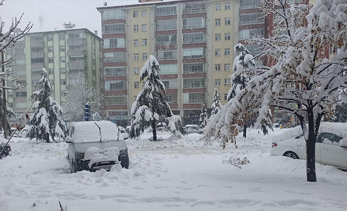 Konya'da kar yağışı hayatı olumsuz etkiliyor