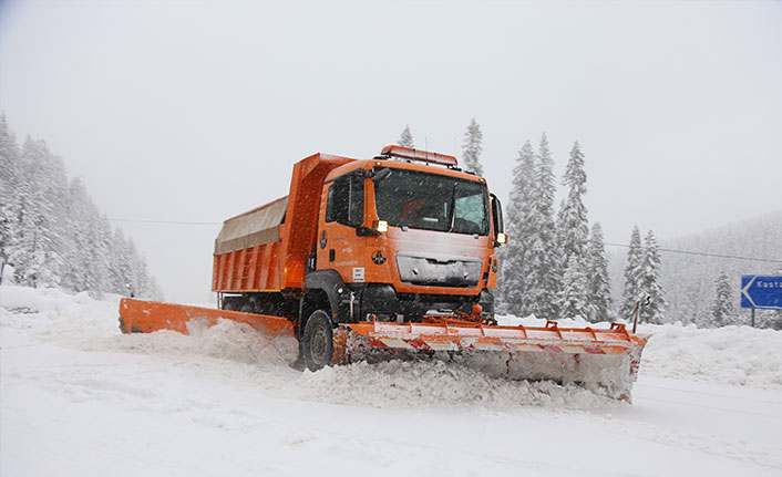 Ilgaz Dağı kar altında kaldı