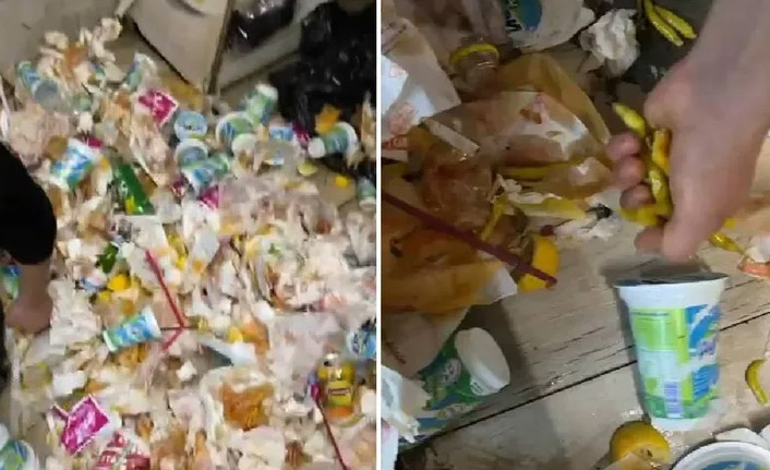 Tantunicide skandal görüntü! Çöpten biber topladılar