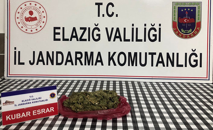 Elazığ’da uyuşturucu operasyonu: 1 gözaltı
