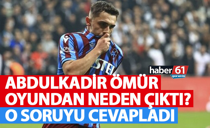 Abdülkadir oyundan neden çıktı? Sakatlık mı?