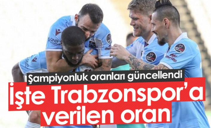 Süper Lig’de şampiyonluk oranları güncellendi