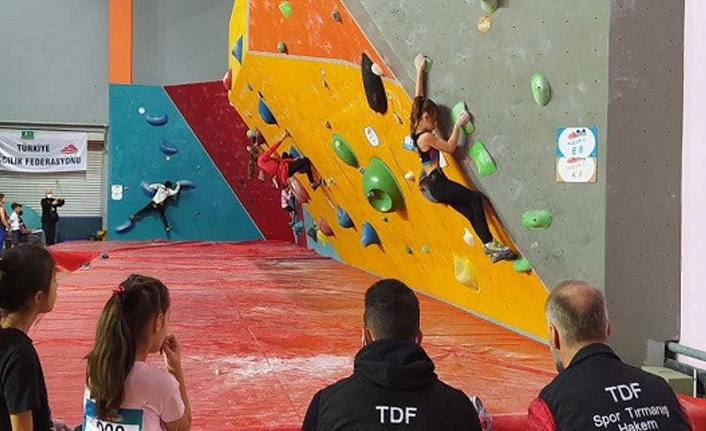 Trabzon'da Spor Tırmanış Küçükler Bölge Yarışması