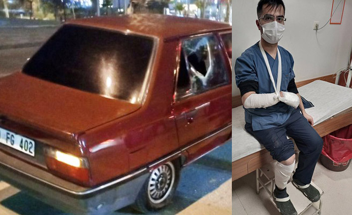 Şanlıurfa'da damar yolu açan erkek hemşireye iki kez darp