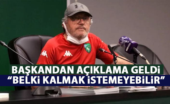 Kulüp başkanından Mustafa Reşit Akçay açıklaması: Kendisi istemeyebilir